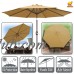 Strong Camel 10' Round Patio Umbrella Outdoor Market Umbrella with Tilt & Crank Sunshade Market Garden in Burgundy Color   570121915